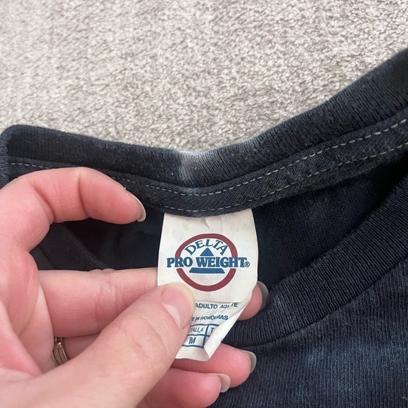 Rastafari Lion Tie Die T Shirt Size Medium Delta Pro Weight - Picture 4 of 5